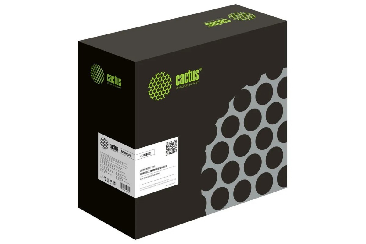 

Блок фотобарабана Cactus CS-DUB600 101R00582 ч/б:60000стр. для B600/B605/B610/B615 Xerox, CS-DUB600