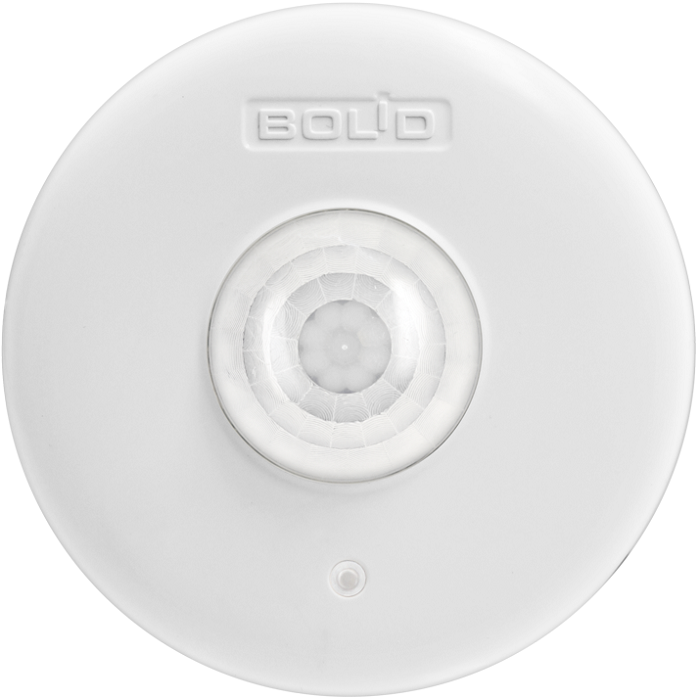 

Извещатель Болид С2000-Грация исп.01 охранный оптико-электронный с объемной зоной обнаружения адресный, потолочный; высота установки до 2.5м, С2000-Грация исп.01