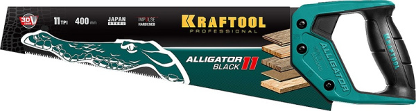 фото Ножовка Kraftool Alligator BLACK в Санкт-Петербургe