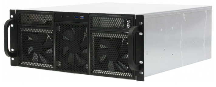 

Корпус серверный 4U Procase RE411-D2H14-A-45 2x5.25+14HDD,черный,без блока питания,глубина 450мм,MB ATX 12"x9,6", RE411-D2H14-A-45