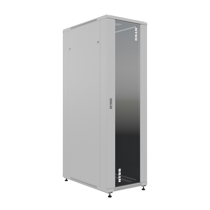 

Шкаф напольный NTSS R (Китай) 42U 600х1000мм, 4 профиля 19", двери стекло и сплошная металл, серый RAL 7035 (NTSS-R42U60100GS-1), NTSS-R42U60100GS-1