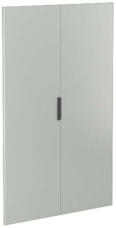 

Дверь двустворчатая сплошная DKC R5CPE14120 для шкафов CQE/DAE ВхШ 1400х1200 мм, RAL7035, "RAM block", R5CPE14120