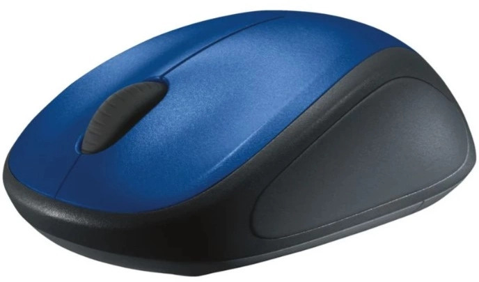 

Мышь Wireless Logitech M235 910-007131 синий/черный оптическая, 1000dpi USB, M235