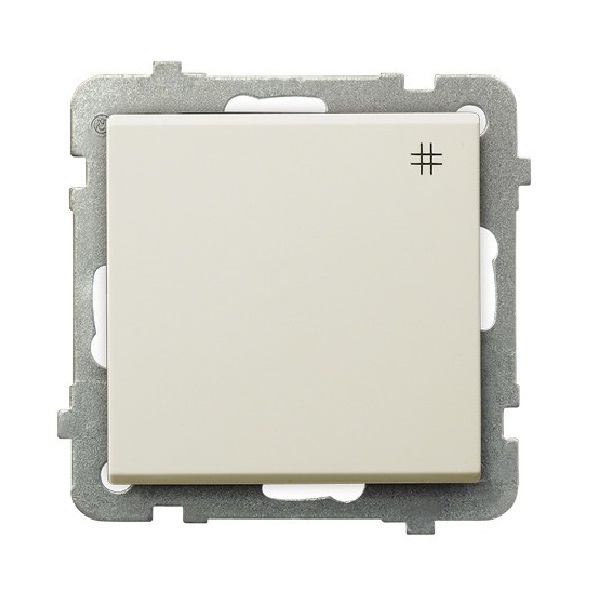 

Выключатель Ospel LP-4R/m/27 крестовый, 16AX, 250V, 3520W, IP-20, клеммы безвинтовые, экрю, LP-4R/m/27