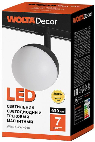 фото Светильник светодиодный WOLTA WMLY-7W/04B в Перми