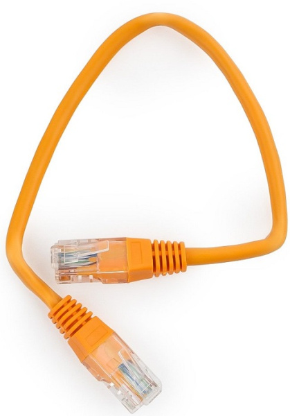 фото Кабель патч-корд U/UTP 5e кат. 0.25м Cablexpert PP12-0.25M/O в Омске