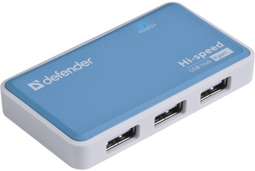 

Разветвитель USB 2.0 Defender QUADRO POWER 83503 4xUSB, QUADRO POWER