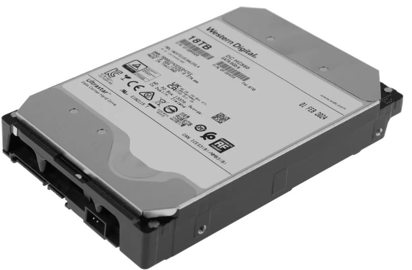 

Жесткий диск 18TB SATA 6Gb/s Western Digital WUH721818ALE6L4 0F38467 Server Ultrastar DC HC550 3.5" 7200rpm 512MB, WUH721818ALE6L4