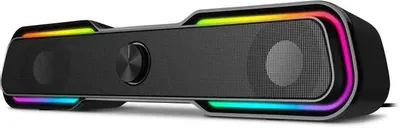 

Компьютерная акустика 2.0 Sven 450 SV-020958 2*5 Вт(RMS), 80-20000 Гц, USB, BТ, подсветка, сенсорные кнопки управления, чёрная, 450