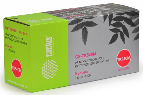 фото Картридж пурпурный Cactus CS-TK540M в Красноярске