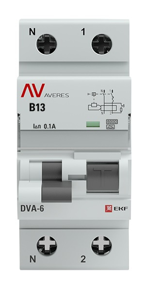 фото Автомат дифференциальный EKF rcbo6-1pn-13B-100-a-av в Красноярске