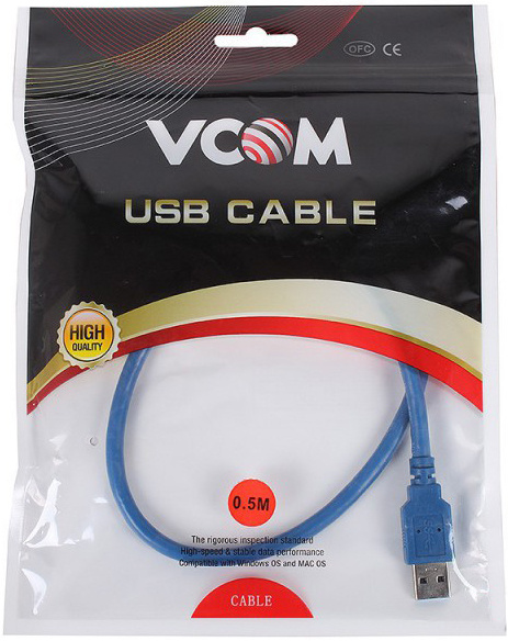 фото Кабель интерфейсный USB 3.0 удлинитель VCOM AM-AF в Уфе