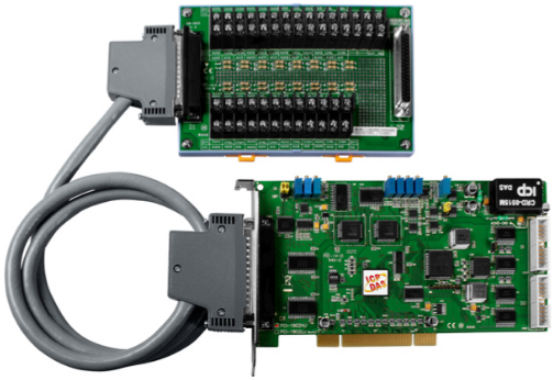 Изображение товара Высокопроизводительная плата сбора данных PCI-1802HU/S CR от ICP DAS с расширением DB-1825