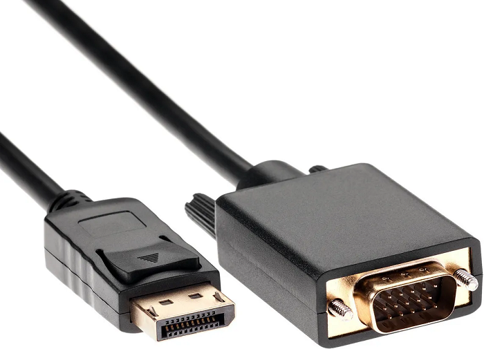 

Кабель интерфейсный DisplayPort-VGA VCOM CG607-1.8M M/M 1,8м, CG607-1.8M