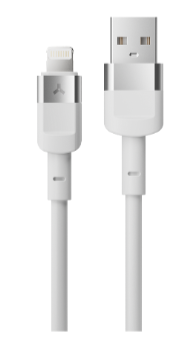 

Кабель интерфейсный AccesStyle AL24-T100 White USB - Lighting, Сила тока: 2,4А; Длина: 100 см; Оплётка: ТПУ, AL24-T100 White