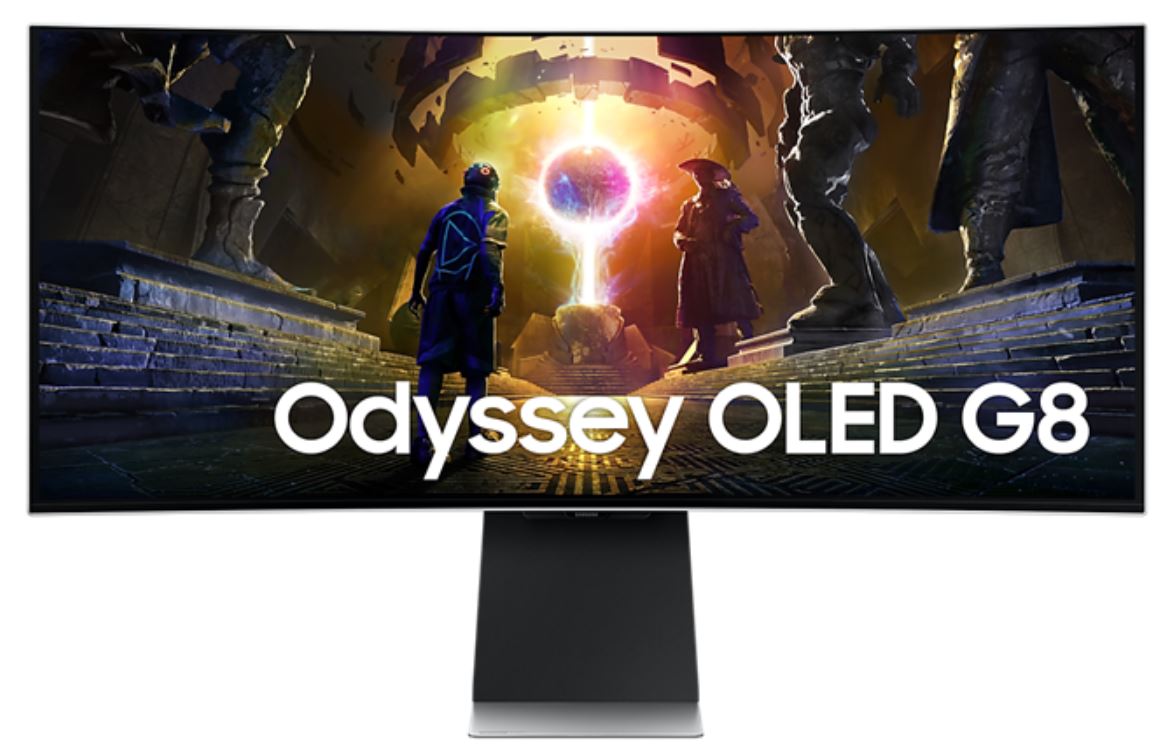 Samsung Odyssey OLED G8 G85SD S34DG852SI Curved OLED 21:9 3440*1440, 175Hz 0,03ms 1M:1 250cd 1,07B 178/178 DP; 2*HDMI, 2*USB3.0, Smart TV