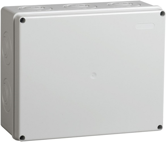 

Коробка распределительная IEK UKO10-240-195-090-K52-55 КМ41342 о/п 240х195х90мм м/пл. IP55 серая, UKO10-240-195-090-K52-55