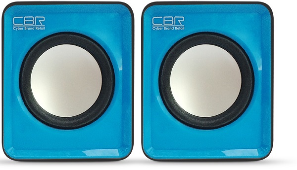 

Компьютерная акустика 2.0 CBR CMS 90 blue, 2х3 Вт, USB, 3.5 мм линейный стереовход, регул. громк., 1 м, ABS-пластик, CMS 90