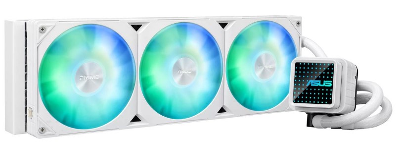 

Система охлаждения жидкостная ASUS PRIME LC 360 ARGB WHT 90RC0102-B0EAY0 LGA115x/1200/1700/1851/AM4/AM5 (3*120mm, 600-2200rpm, 75.7CFM, 34dBa), PRIME LC 360 ARGB WHT