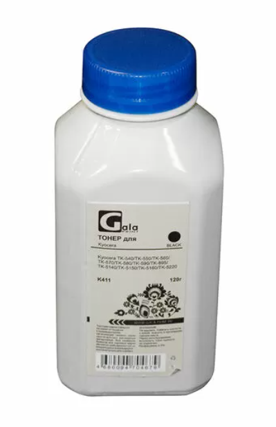 

Тонер GalaPrint GP_TNR_U_K411_BK_120_P GP-TK-540/550/560/570/580/590/895/5140/5150/5160/5220/5230/5240/5270/5280/5290/8115 для принтеров Kyocera Mita, GP_TNR_U_K411_BK_120_P