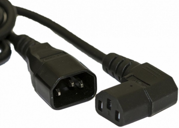 

Кабель питания Hyperline PWC-IEC13A-IEC14-1.8-BK монитор-компьютер IEC 320 C13 (угловая) - IEC 320 C14 (3x0.75), 10A, прямая вилка, 1.8м, черный, PWC-IEC13A-IEC14-1.8-BK