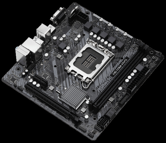 фото Материнская плата mATX ASRock H610M-HVS в Уфе