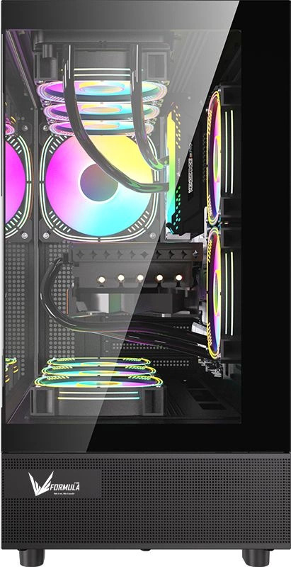 

Корпус ATX FORMULA CRYSTAL Z8 B COS черный, без БП, боковая панель из закаленного стекла, USB2.0, USB3.0, USB3.1, audio, CRYSTAL Z8 B COS