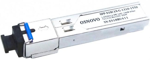 фото Модуль SFP OSNOVO SFP-S1SC19-G-1310-1550 в Перми
