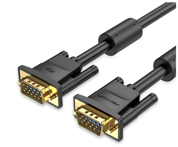 

Кабель интерфейсный VGA-VGA Vention DAEBI 15M/15M с 2 ферритовыми фильтрами - 3м., DAEBI