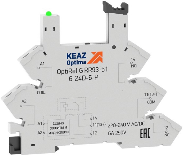 

Разъем КЭАЗ 281158 OptiRel G RR93-51-12-24U-6-P, 281158