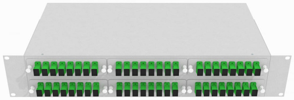 фото Кросс оптический стоечный  TopLAN КРС-Top-2U-48SC/A-OS2-GY в Перми