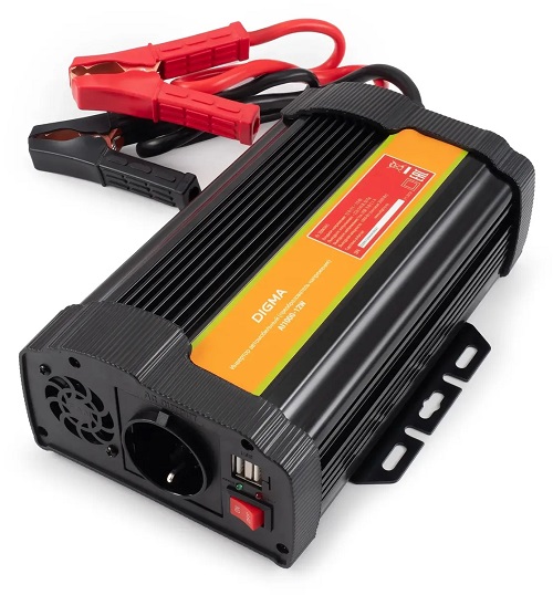 

Инвертор автомобильный Digma AI1000-12W 1000Вт, AI1000-12W