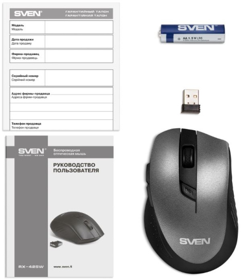 фото Мышь Wireless Sven RX-425W в Волгограде