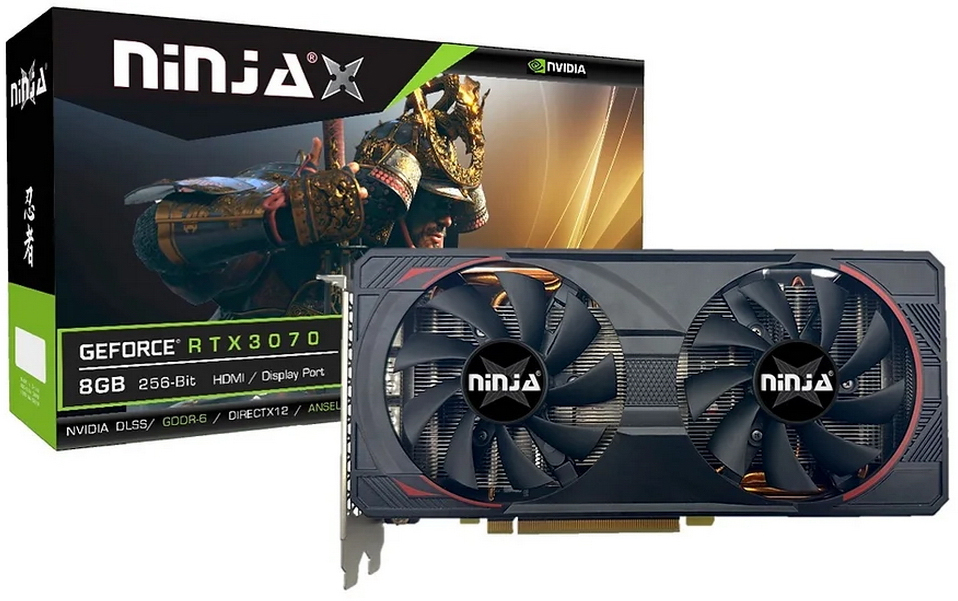 

Видеокарта PCI-E Sinotex GeForce RTX 3070 (NF307FG86F) 8GB GDDR6 256bit 8nm 1500/14000MHz HDMI/3*DP, GeForce RTX 3070 (NF307FG86F)