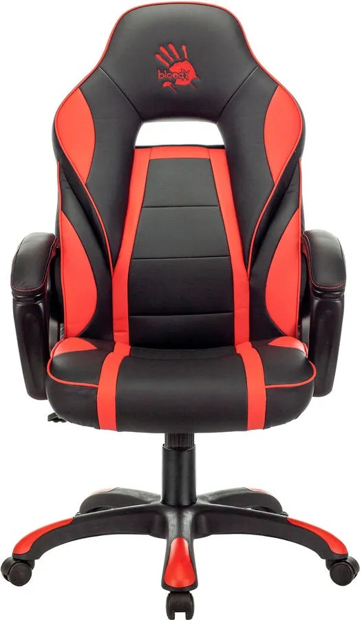

Кресло A4Tech BLOODY GC-350 игровое черный/красный эко.кожа крестов. пластик черный, BLOODY GC-350