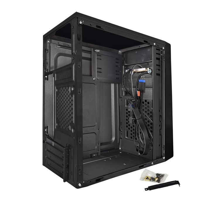

Корпус mATX Exegate BAA-107U EX283061RUS minitower, AAA350, 80mm, 1*USB+2*USB3.0, Audio, black, BAA-107U
