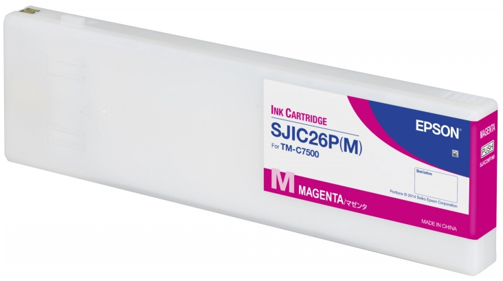 

Картридж Epson SJIC26P(M) C33S020620 Ink cartridge for ColorWorks C7500 (magenta), SJIC26P(M)