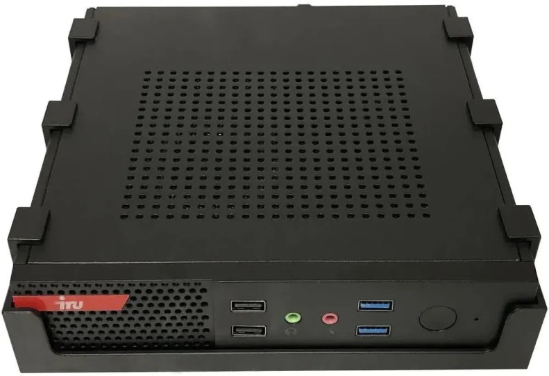 

Компьютер iRu Office 310H4ATF slim 2047346 Ryzen 5 PRO 5650GE/16GB/1TB SSD/Radeon Vega 7/Gigabit Ethernet/Wi-Fi/BT/90W/noOS/black, Office 310H4ATF slim