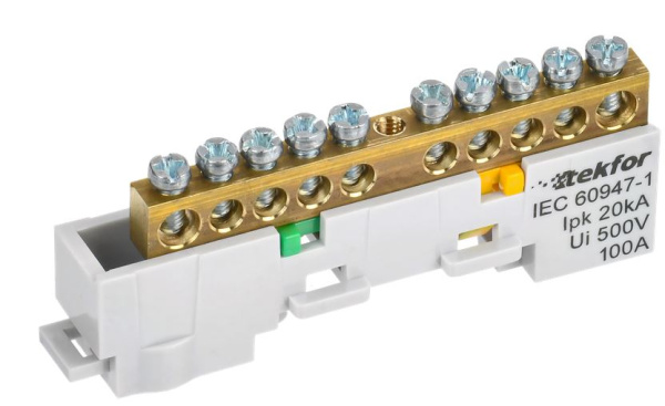 Изображение товара Шина PE "земля" IEK TF-NN10-10-DL-K05