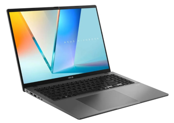 фото Ноутбук ASUS VivoBook S16 OLED S3607CA 16" (Intel Core Ultra 5, 16Гб DDR5, SSD 512 Гб, Arc graphics, Без ОС) Серый [90NB16I2-M00800]