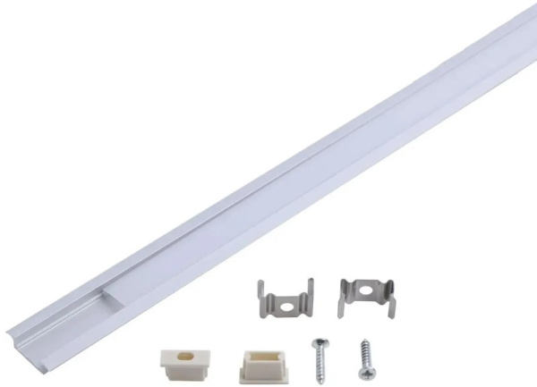 Изображение товара Алюминиевый профиль для светодиодных лент Gauss BT414 2000 мм Белый