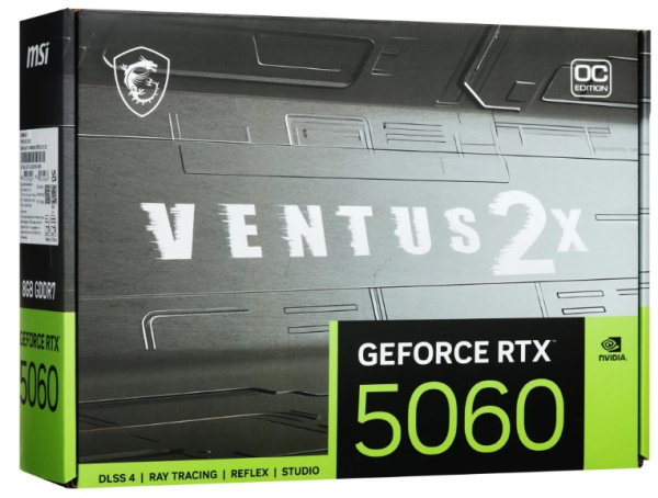 фото Видеокарта MSI GeForce RTX 5060 VENTUS 2X (RTX 5060 8G VENTUS 2X) в Уфе