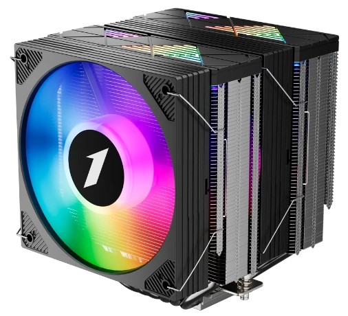 

Кулер 1STPLAYER CRYO CY12L-D Black LGA115x/1200/1700/1851/AM4/AM5 (2*120mm, 750-1900rpm, 57.6CFM, 38.2dBa), CRYO CY12L-D Black