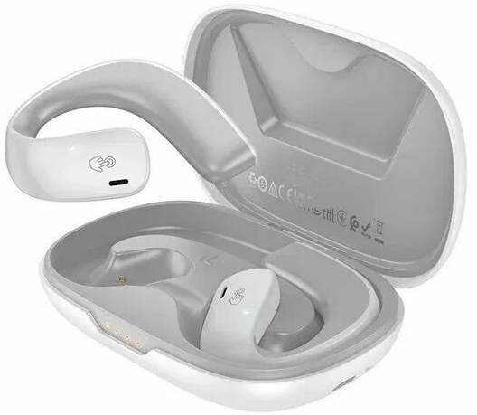 

Наушники Hoco EQ4 Graceful 6931474798602 пластик, bluetooth 5.3, микрофон, цвет: белый (1/17/102), EQ4 Graceful