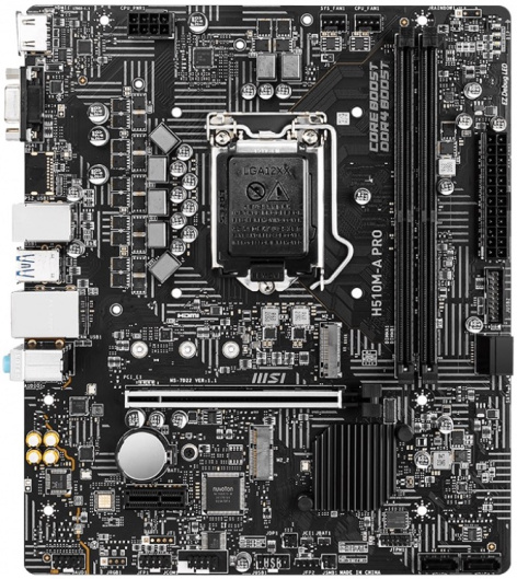 фото Материнская плата mATX MSI H510M-A PRO