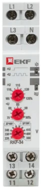 фото Реле контроля фаз EKF rkf-34 в Омске