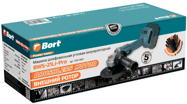 фото Шлифовальная машина угловая Bort BWS-21Li-Pro