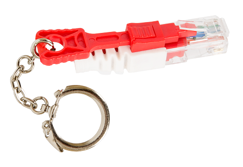 

Заглушка NikoMax NMC-RJ-LOCK-RD с замком для портов RJ45, NMC-RJ-LOCK-RD