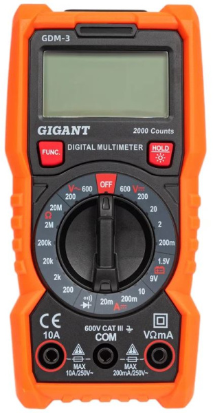 фото Мультиметр цифровой Gigant GDM-3