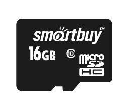 

Карта памяти 16GB SmartBuy SB16GBSDCL10-00 micro SDHC class 10 без адаптера, SB16GBSDCL10-00